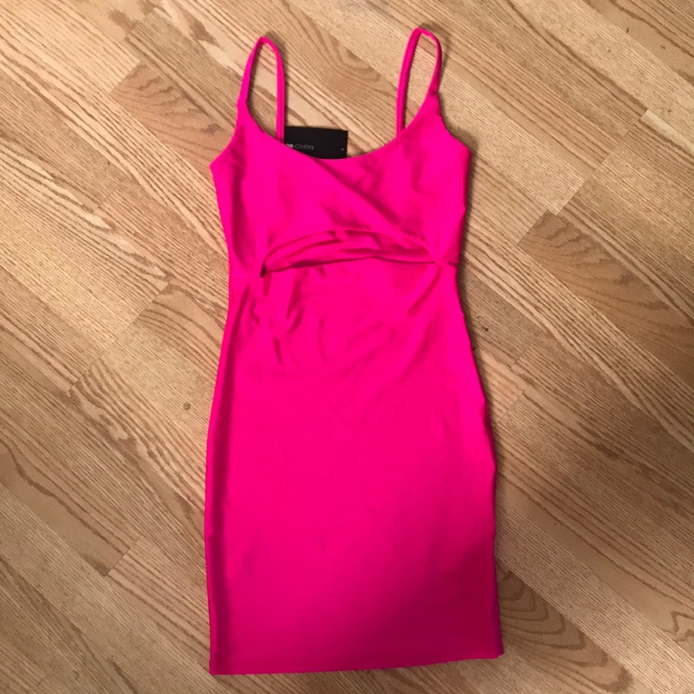 Hot Pink Mini Dress